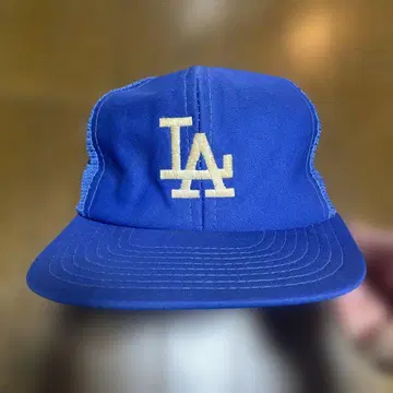 Losangeles Dodgers 로고 자수 야구 모자 파랑