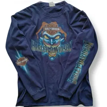 할리데이비슨 양면 A 조커 롱 슬리브 티셔츠