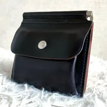 [새상품급] 간조 에이본 머니클립 블랙 브라이들 가죽