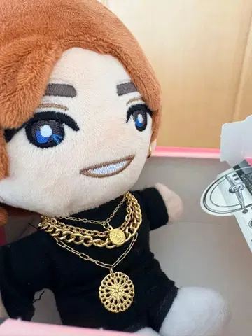 다나카 쥬리 봉제 인형용 치사량의 골드 목걸이 2종류