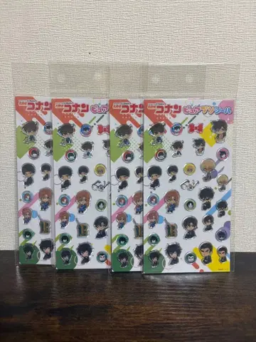 명탐정 코난 퓨어 어플 씰 4장 세트 타락천사의 하이웨이