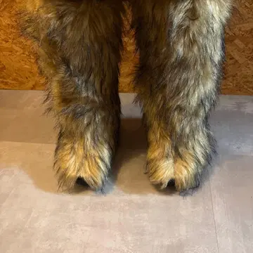 YELLO 퍼 롱 부츠