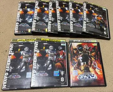 DVD 우주형사 갸반 전 8권 + 영화 하자품 렌탈 포함 오오바 켄지