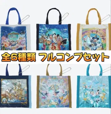 새상품 디즈니씨 25주년 전 6종 풀컴프 캡슐 토이 가챠