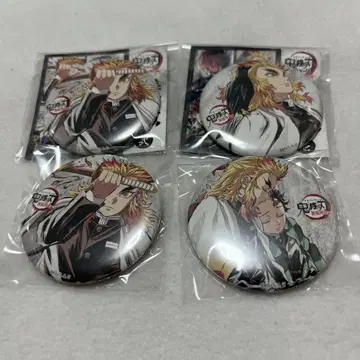 귀멸의 칼날 전집중전 무한열차편 유곽편 막간화 캔뱃지 렌고쿠 쿄쥬로