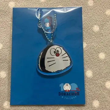 100% 도라에몽 & 프렌즈전 오니기리 아크릴 2단 키링