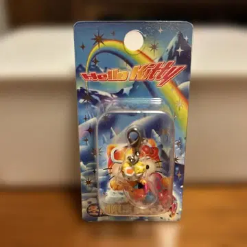 겨울 한정판 키티 지퍼 키링 스노우보드