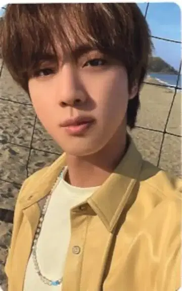 BTS Butter JIN 트레이딩 카드 오렌지