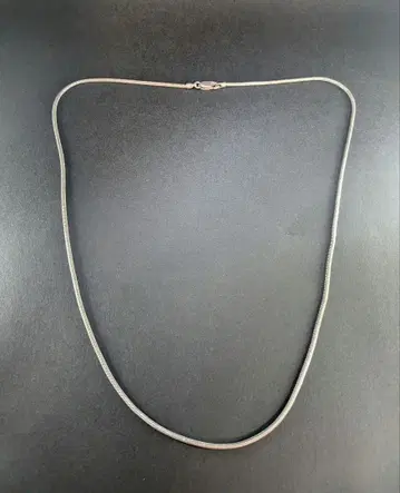 ITALY제 실버 925 스네이크 체인 목걸이
