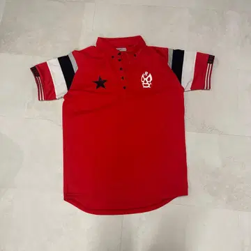 Russeluno 레드 피케 셔츠 사이즈 5