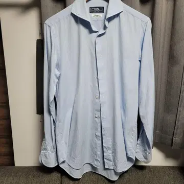 가마쿠라 셔츠 색스 블루 와이드 스프레드 셔츠 39-87