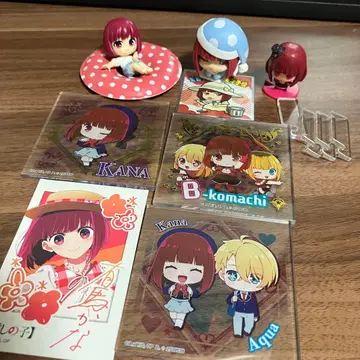 최애의 아이 아리마 카나 미니 피규어와 아크릴 카드 세트