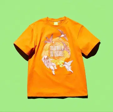 미개봉 새상품 Mrs.GREEN APPLE 젠진 T셔츠 오렌지 L사이즈