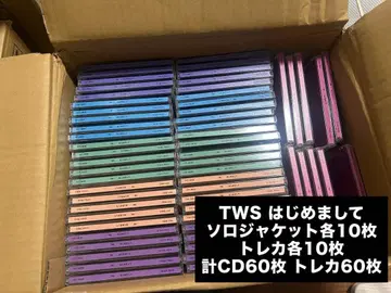 TWS 하지메마시테 솔로 자켓 CD 트레이딩 카드 각 60장 세트