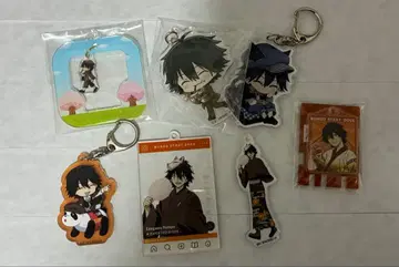 문호 스트레이독스 에도카와 란포 아크릴 키링 7개 묶음 판매