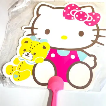 [ 새상품 미개봉 ] 헬로키티 부채 헤이세이 레트로 산리오