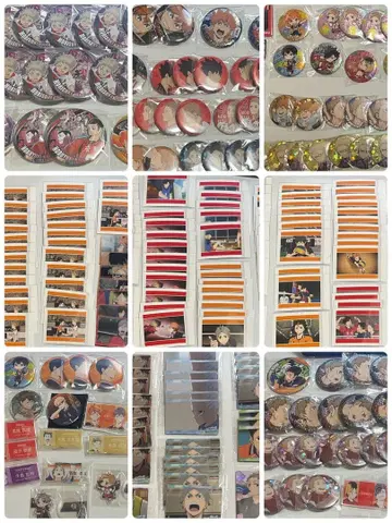 하이큐 굿즈 묶음 판매 캔뱃지 파샤코레