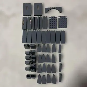 LEGO 다크 그레이 성 캐슬 벽 건축 부품 묶음 판매