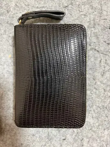 GANZO 오사카점 기간 한정판 모바일 지갑 리자드 블랙 간조