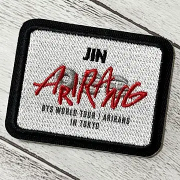 BTS ARIRANG JIN 진 와펜 스티커 JAPAN 한정판