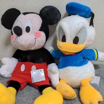 미키마우스 도널드 덕 폭신폭신 초초BIG 봉제 인형 세트
