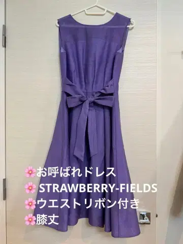 [ STRAWBERRY-FIELDS ] 원피스 퍼플 경사 드레스