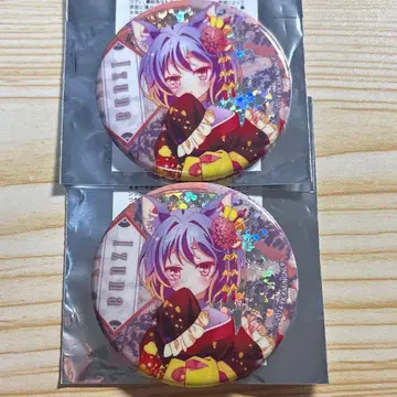 노 게임 노 라이프 이즈나 게이머즈 한정판 홀로그램 캔뱃지