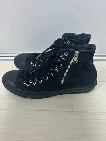 컨버스 올스타 하이 27cm 블랙 스웨이드