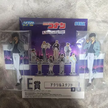 세가 럭키 쿠지 명탐정 코난 E상 아크릴 스탠드 마츠다 진페이 2점 세트