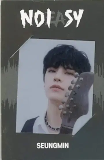 StrayKids NOEASY 승민 트레이딩 카드 검은색 테두리