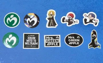 Mrs.GREEN APPLE 젠진 스티커 10종