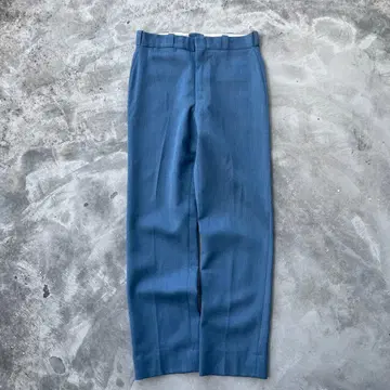 60s 70s MMA 울 슬랙스 빈티지 라이트 블루 구제 의류