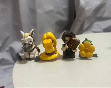 라푼젤 디즈니 가챠가챠 피규어 4체 세트