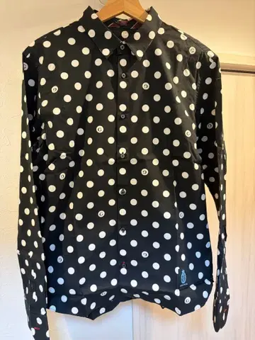 GUILD PRIME 도트 무늬 셔츠 사이즈 2