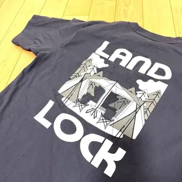 스노우피크 설봉제 한정판 T셔츠 랜드락 LAND LOCK 차콜