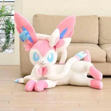 등신대 니피아 누워있는 봉제 인형 포켓몬 부스터즈