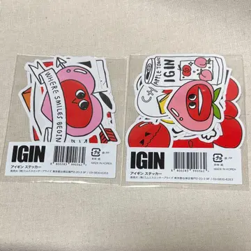 IGIN 스티커 아이긴 팝업 BTS JIN 진