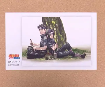 NARUTO 인연 시리즈 특전 인스턴트 사진풍 브로마이드 시스이&이타치