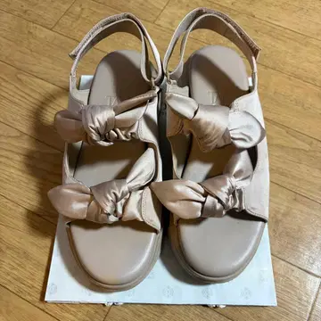 루타론 LETALON 리본 포함 통굽 샌들 스포츠 샌들 M 사이즈