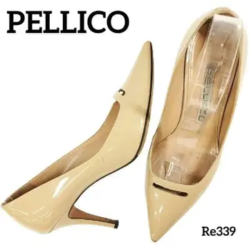 펠리코 스틸레토 아네리 에나멜 패턴트 레더 EU38 밑창 보강