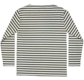 SAINT JAMES 웨쌍 긴팔 보더 멜란지 그레이 x 모스그린 6