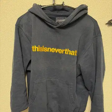 [ 인기 모델 ] thisisneverthat 네이비 후드티
