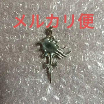 FF8 슬리핑 라이온 하트 목걸이 펜던트 SV925