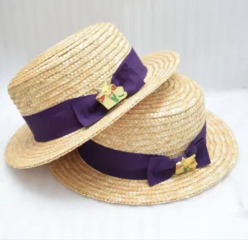 2세트 귀를 기울이면 츠키시마 시즈쿠 물방울 밀짚모자 벙거지 모자 햇