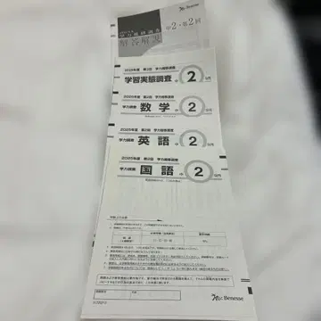 베네세 2025년 중2 학력 추이 조사