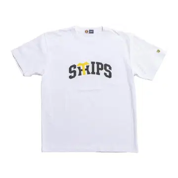 [ 새상품 ] SHIPS 한신 타이거즈 쉽스 콜라보 칼리지 로고 T셔츠