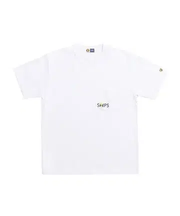 [새상품] SHIPS 한신 타이거즈 쉽스 콜라보 로고 포켓 티셔츠