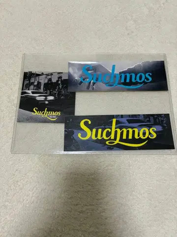Suchmos 재시동 로고 스티커 3장 세트 초기 굿즈 레어