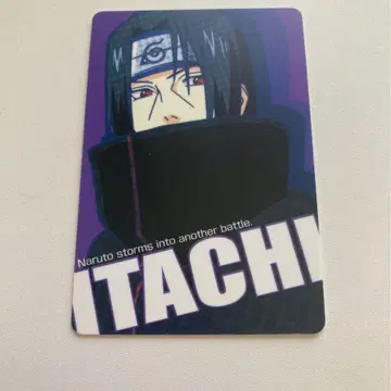 초기 레어 NARUTO 나루토 플라스틱 카드 이타치