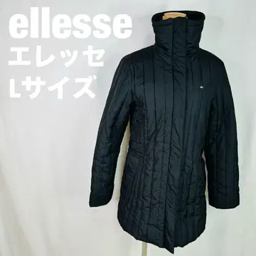 ellesse 엘레쎄 블랙 퀼팅 코트 L 사이즈 블랙 237